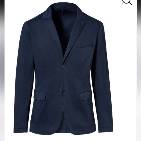 Hugo Boss Aymo Sporty Fitted Single Breasted Navy Blazer - Picture 1 of 10